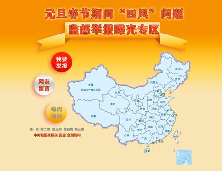 欢迎举报元旦春节公款购买赠送贺卡年货节礼等违规违纪问题